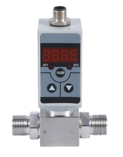HPM530 Estructura compacta Interruptor de presión diferencial PNP Relé NPN con salida analógica