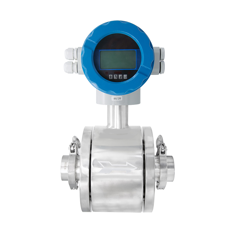 HFM100 SS316 Conexi&oacute;n de triple abrazadera Medidor de flujo electromagn&eacute;tico tipo Sanitray.jpg